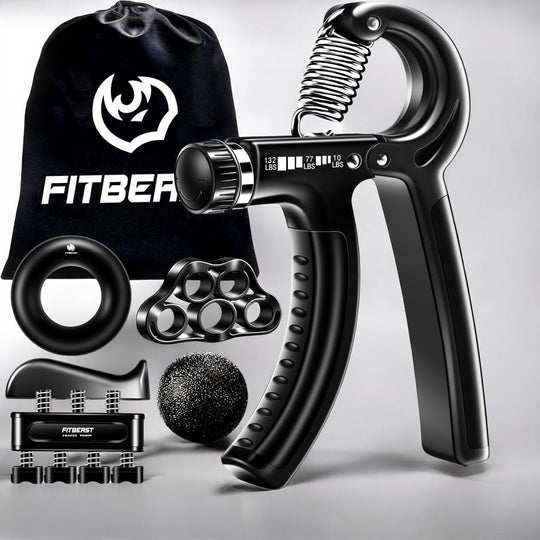 Adjustable Hand Grip Strengthener Kit for Grip Strength, Forearm Power &amp; Muscle Training | DreamchaserHQ