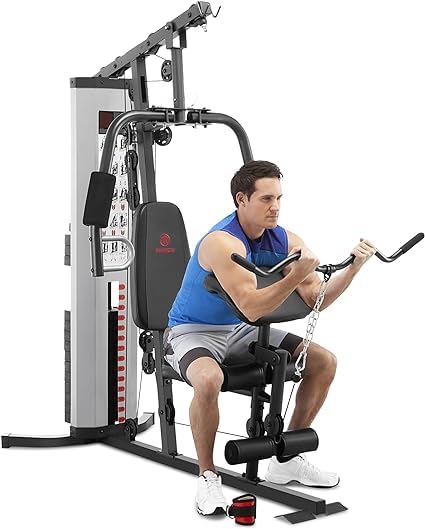 Marcy MWM-988 Multifunction Steel Home Gym 150lb Weight Stack Machine - Dreamchaser Headquarters