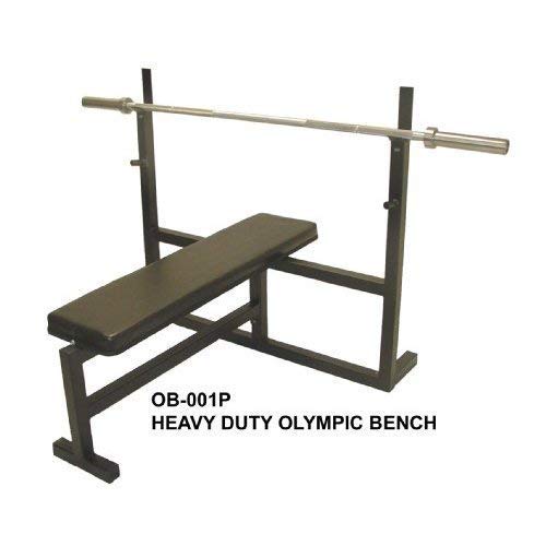 Olympic Bench Press and Olympic 300 Lbs Gray/Black Set