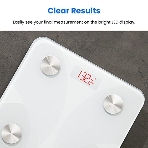Etekcity Bluetooth Body Composition Scale - Digital Weight Scale with BMI, Body Fat & Muscle Mass Tracking - Dreamchaser Headquarters