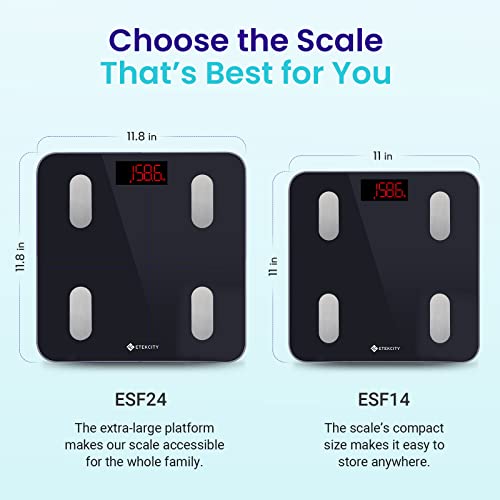 Etekcity Bluetooth Body Composition Scale - Digital Weight Scale with BMI, Body Fat &amp; Muscle Mass Tracking - Dreamchaser Headquarters