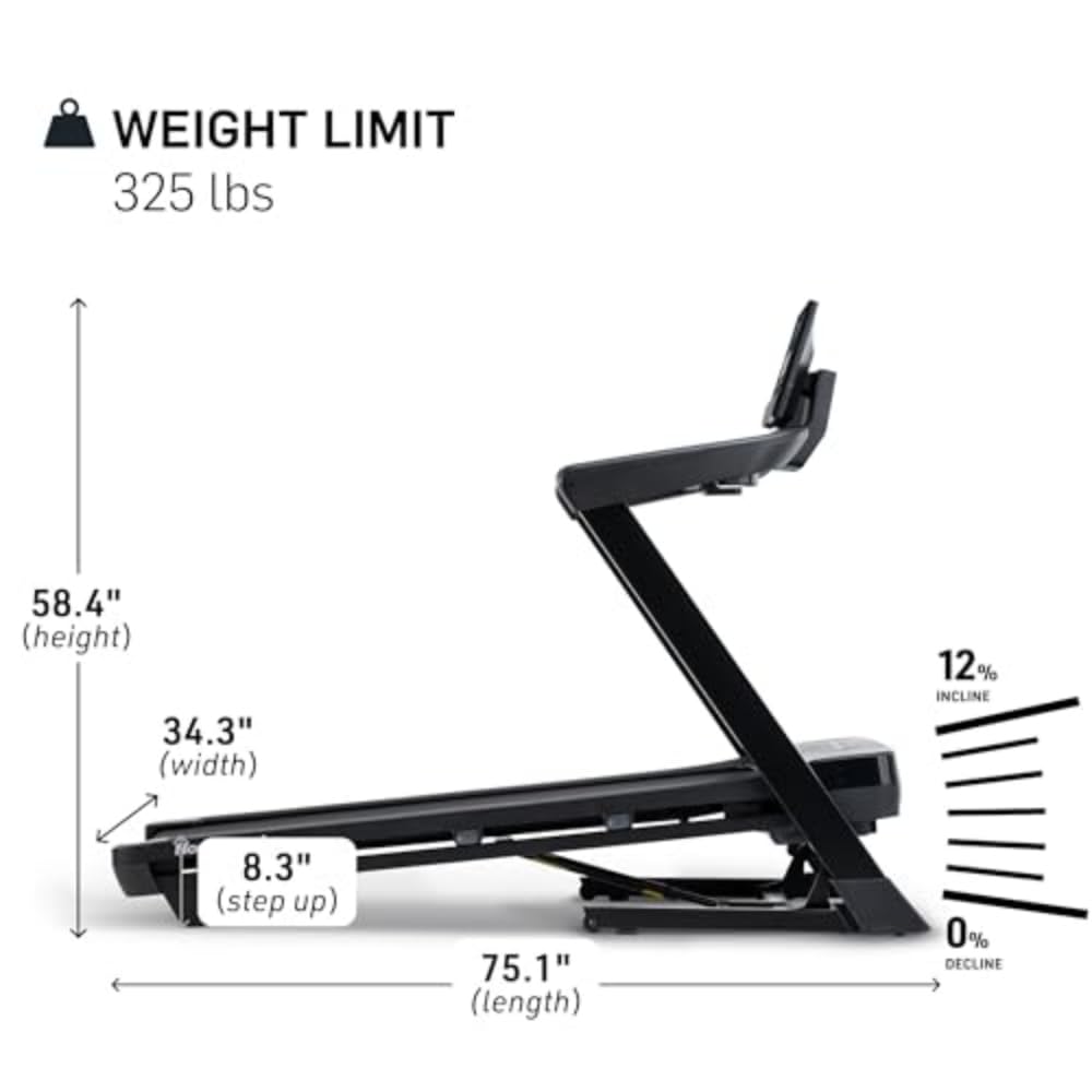 NordicTrack T 6.5 S; Treadmill for Running and Walking with 5” Display and SpaceSaver Design - Dreamchaser Headquarters