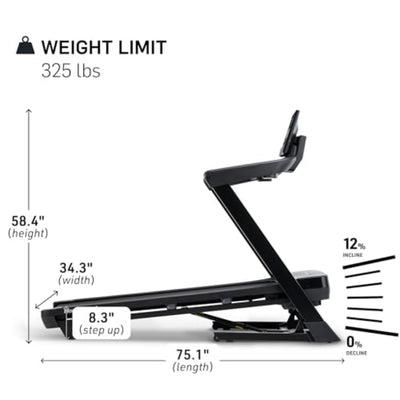 NordicTrack T 6.5 S; Treadmill for Running and Walking with 5” Display and SpaceSaver Design - Dreamchaser Headquarters