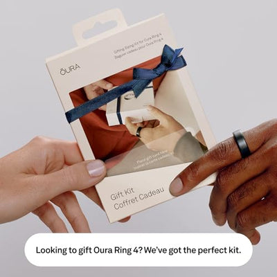 Oura Ring 4 - Silver - Size 10 - Smart Ring - Size First with Oura Ring 4 Sizing Kit - Sleep Tracking Wearable - Heart Rate - Fitness Tracker - Dreamchaser Headquarters