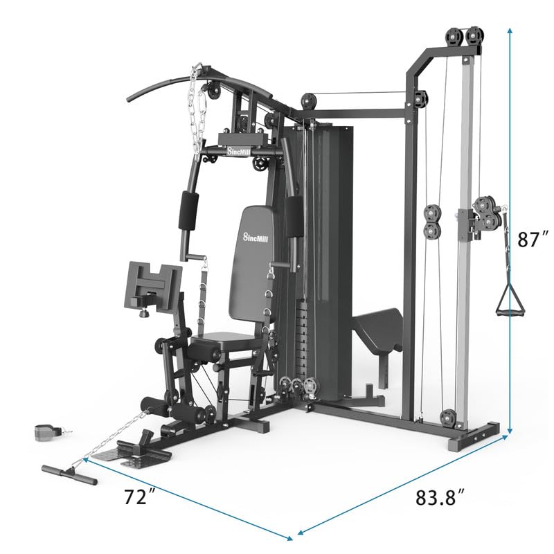 Home Gym SCM-1148L 148LB Multifunctional Full Body Home Gym Equipment for Home Workout Equipment Exercise Equipment Fitness Equipment SincMill - Dreamchaser Headquarters