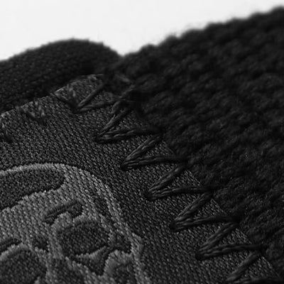 Gymreapers lifting wrist straps laid out for display, perfect for weightlifting, bodybuilding, and powerlifting.