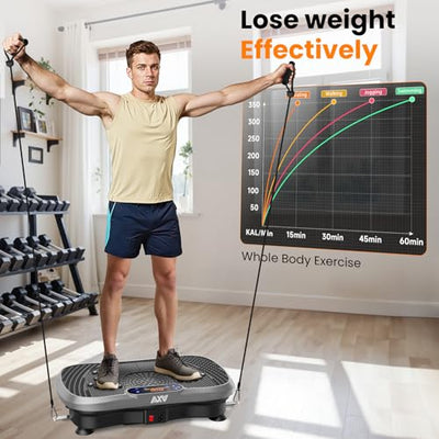 AXV Vibration Plate fitness revolution, ideal for weight loss vibrating platform workouts.