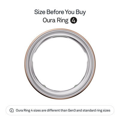Oura Ring 4 - Silver - Size 10 - Smart Ring - Size First with Oura Ring 4 Sizing Kit - Sleep Tracking Wearable - Heart Rate - Fitness Tracker - Dreamchaser Headquarters