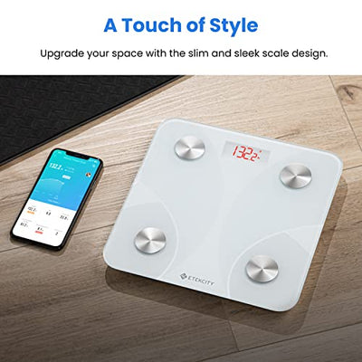Etekcity Bluetooth Body Composition Scale - Digital Weight Scale with BMI, Body Fat & Muscle Mass Tracking - Dreamchaser Headquarters