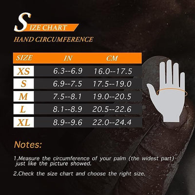 Diverse sizes of ATERCEL Workout Gloves displayed, catering to all for workout gloves for weight lifting.