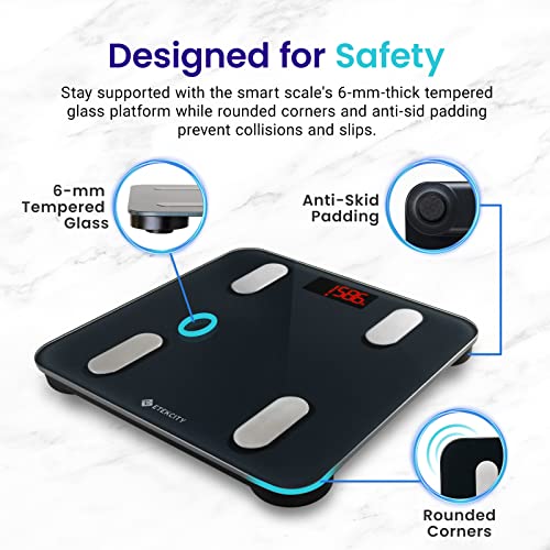 Etekcity Bluetooth Body Composition Scale - Digital Weight Scale with BMI, Body Fat &amp; Muscle Mass Tracking - Dreamchaser Headquarters