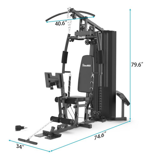 Home Gym SCM-1148L 148LB Multifunctional Full Body Home Gym Equipment for Home Workout Equipment Exercise Equipment Fitness Equipment SincMill - Dreamchaser Headquarters