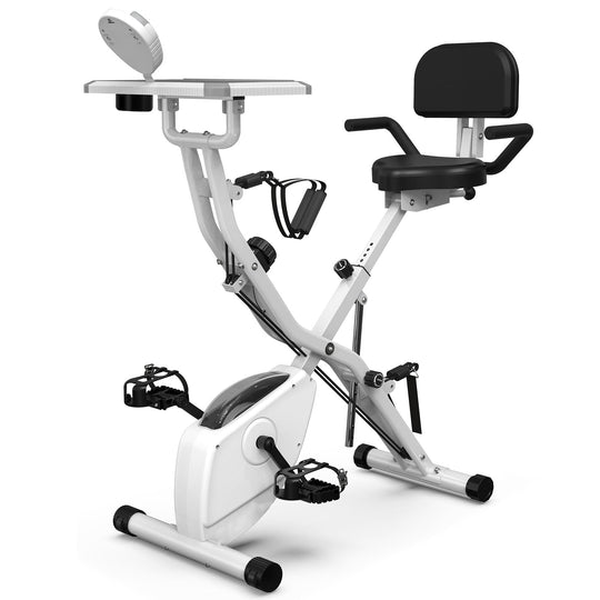 Foldable Exercise Bike 5 IN 1 with 16-Level Magnetic Resistance, Silent 20dB Operation &amp; 300LB Capacity - Dreamchaser Headquarters