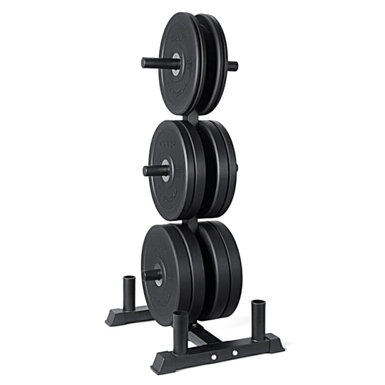 CAP Olympic Bumper Plate Weight Set 100–370LB for Home Gyms