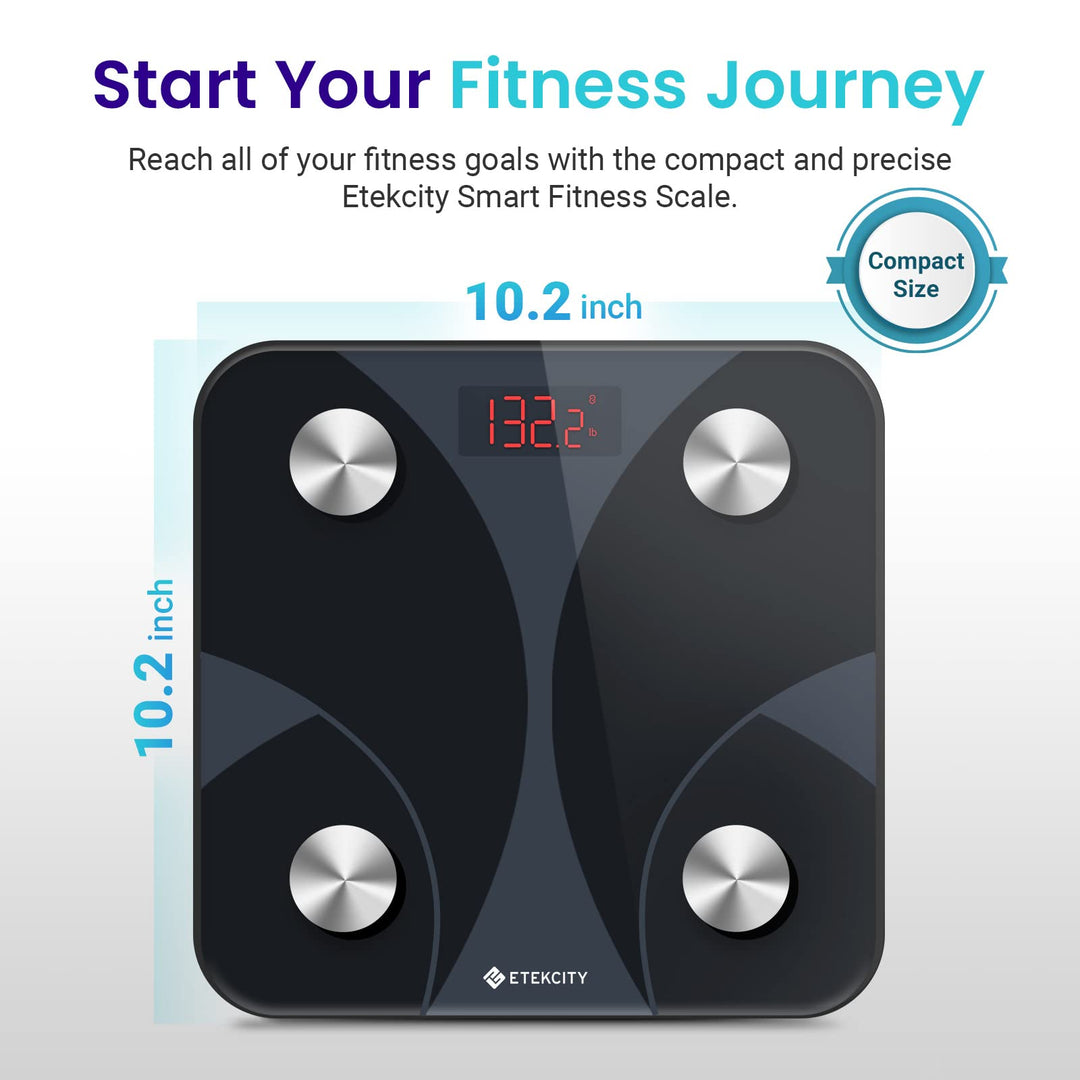 Etekcity Bluetooth Body Composition Scale - Digital Weight Scale with BMI, Body Fat &amp; Muscle Mass Tracking - Dreamchaser Headquarters