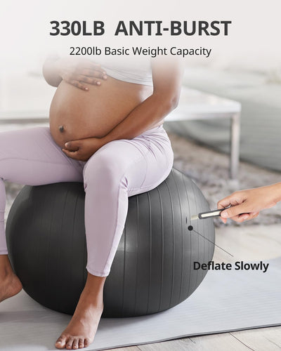Group of Trideer Yoga Balls in various colors and sizes, perfect for fitness routines as exercise balls for therapy.