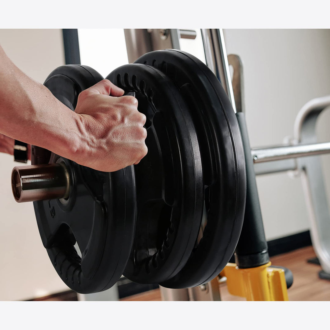 RitFit Rubber Grip Weight Plates – Olympic Plates for Safer, Stronger Barbell Training at Home - Dreamchaser Headquarters