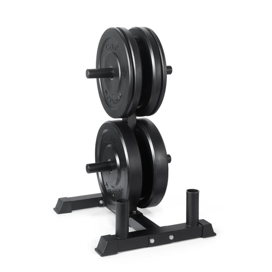 CAP Olympic Bumper Plate Weight Set 100–370LB for Home Gyms