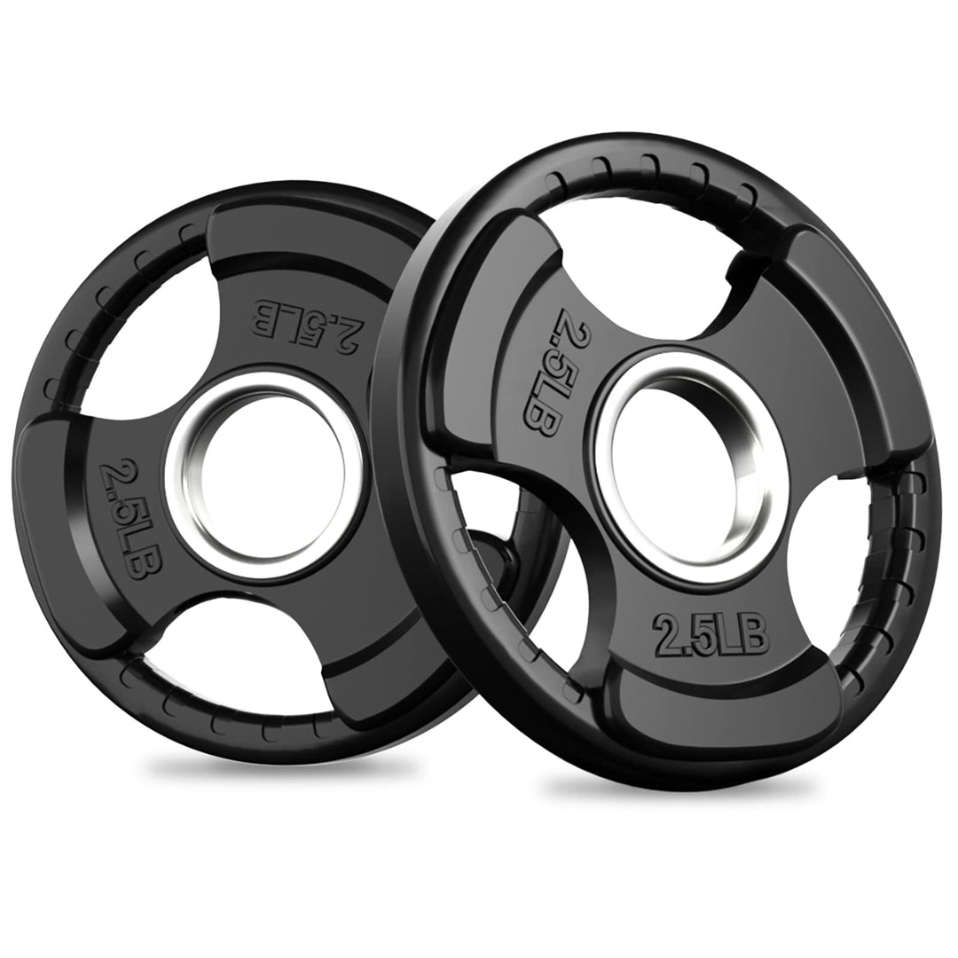 RitFit Rubber Grip Weight Plates – Olympic Plates for Safer, Stronger Barbell Training at Home - Dreamchaser Headquarters