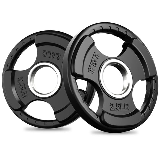 RitFit Rubber Grip Weight Plates – Olympic Plates for Safer, Stronger Barbell Training at Home - Dreamchaser Headquarters