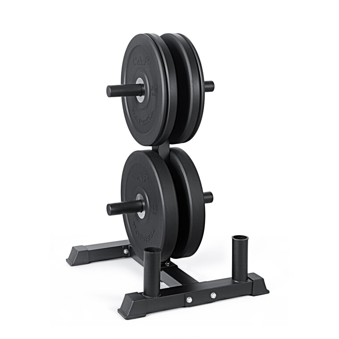 CAP Olympic Bumper Plate Weight Set 100–370LB for Home Gyms