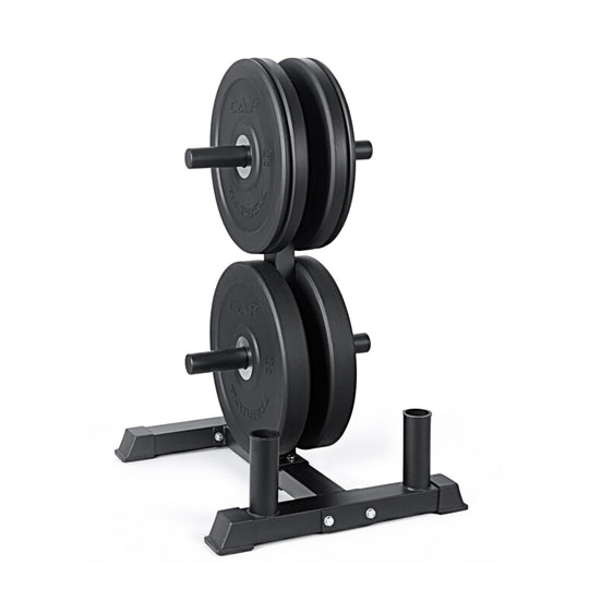CAP Olympic Bumper Plate Weight Set 100–370LB for Home Gyms