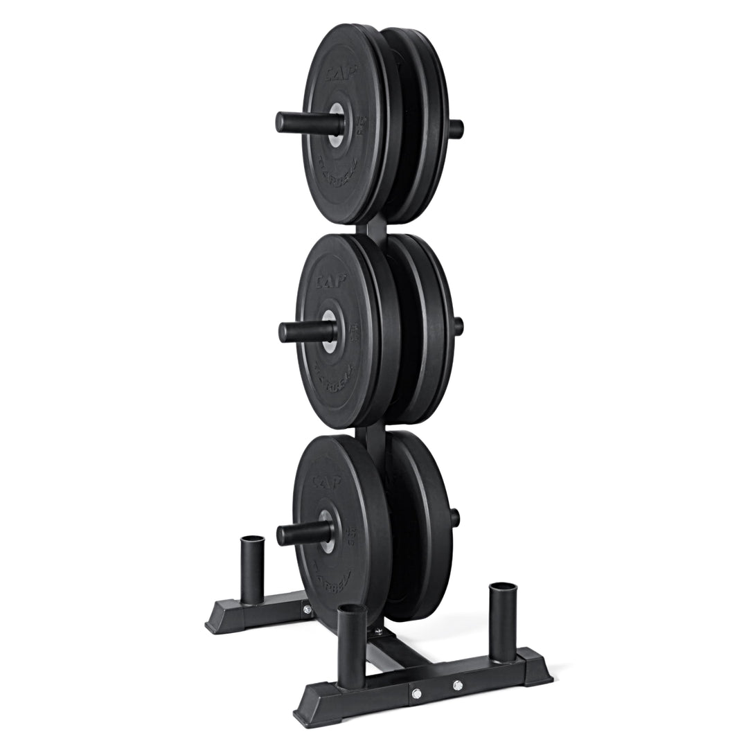 CAP Olympic Bumper Plate Weight Set 100–370LB for Home Gyms