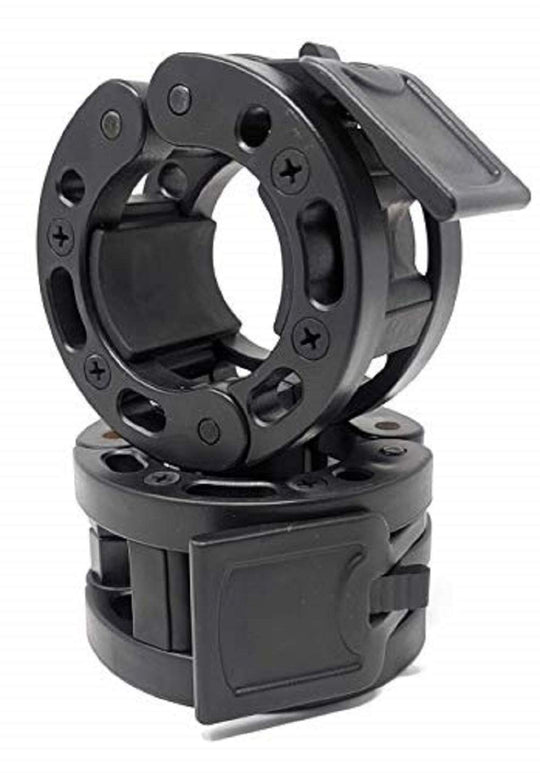 Fitness Olympic Barbell Clamps for Secure Weightlifting &amp; Strength Training | Quick Release 2-Inch Locking Collars | DreamchaserHQ