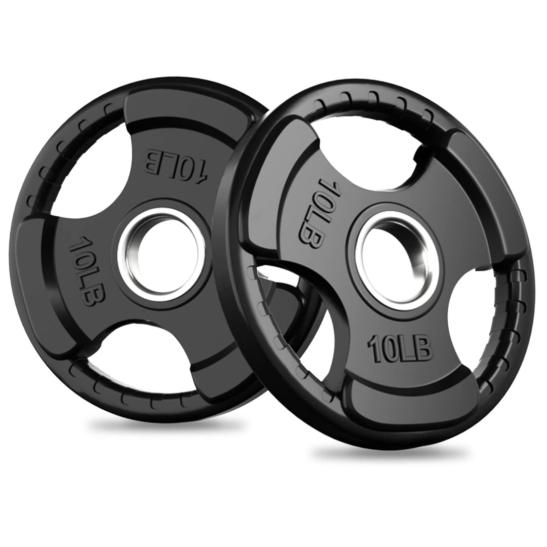 RitFit Rubber Grip Weight Plates – Olympic Plates for Safer, Stronger Barbell Training at Home - Dreamchaser Headquarters