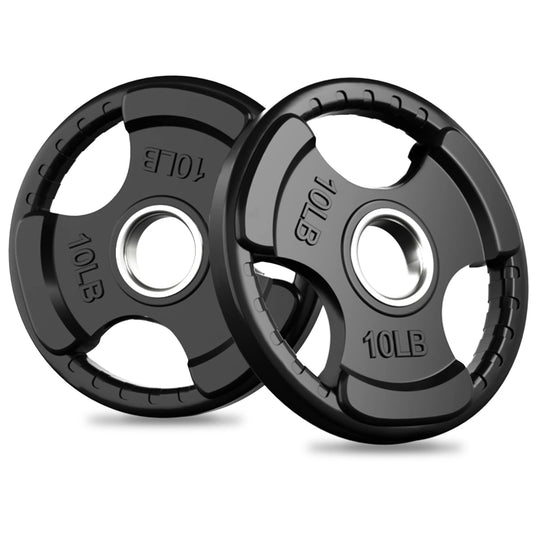 RitFit Rubber Grip Weight Plates – Olympic Plates for Safer, Stronger Barbell Training at Home - Dreamchaser Headquarters