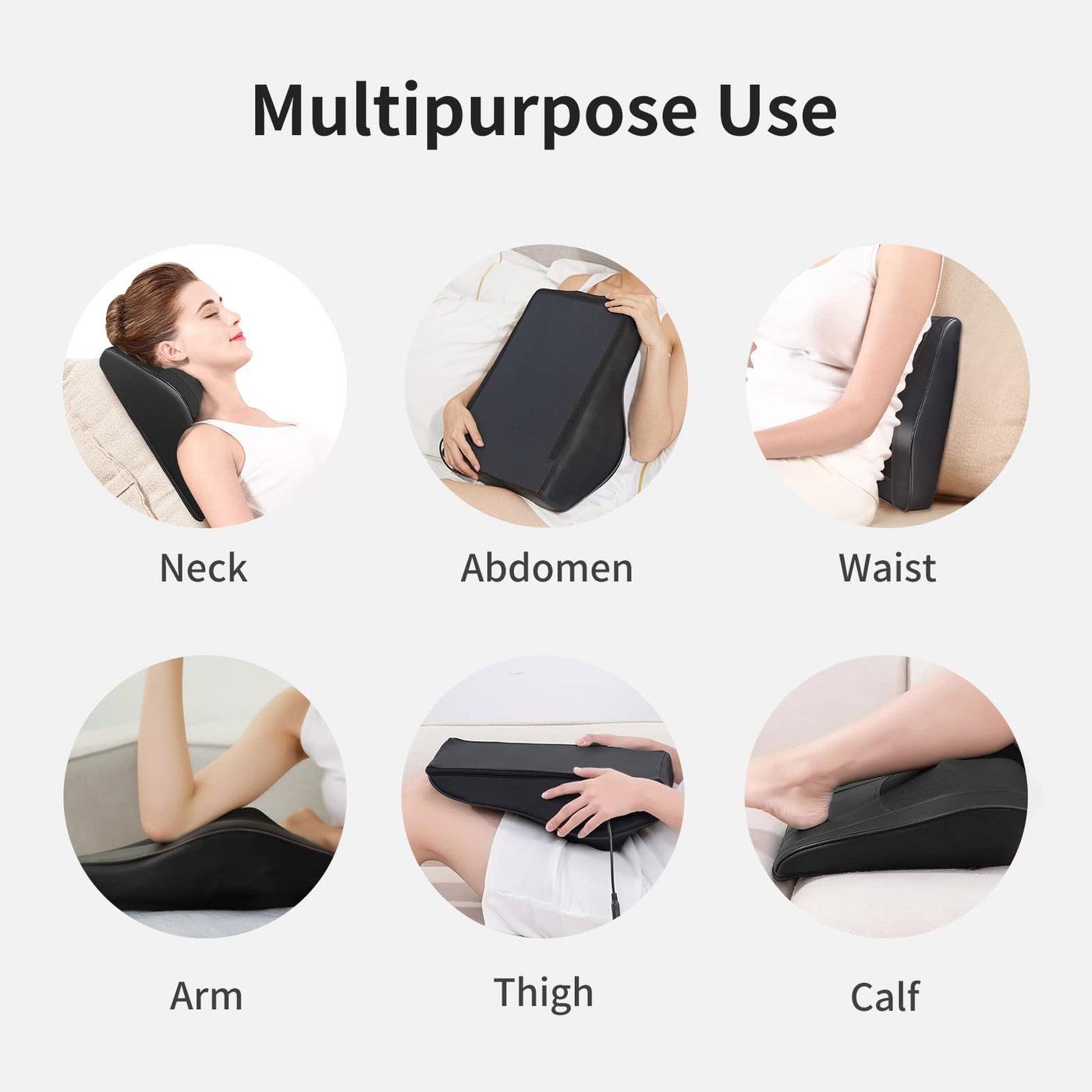 Boriwat Back Massager with Heat featuring a remote control for convenient adjustment of heat and intensity levels.