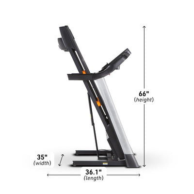 NordicTrack T 6.5 S; Treadmill for Running and Walking with 5” Display and SpaceSaver Design - Dreamchaser Headquarters