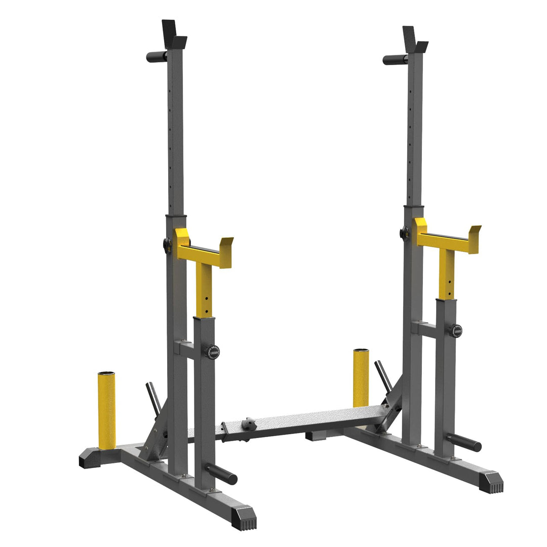 Adjustable Squat Rack for Strength Training &amp; Home Gym Workouts | DreamChaserHQ