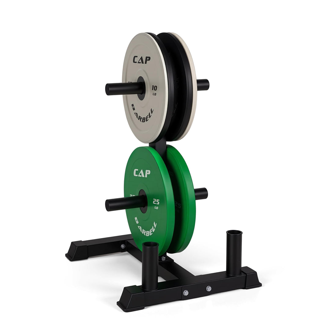 CAP Olympic Bumper Plate Weight Set 100–370LB for Home Gyms