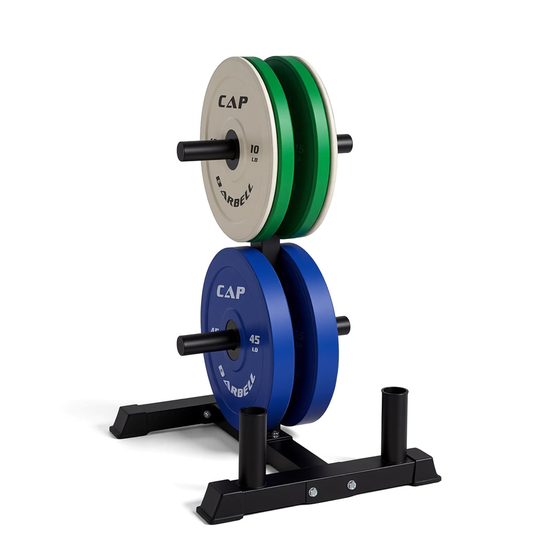 CAP Olympic Bumper Plate Weight Set 100–370LB for Home Gyms