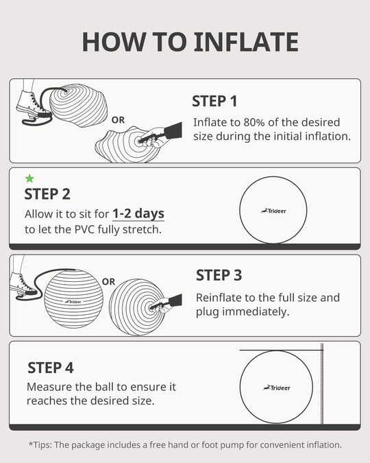 Trideer Yoga Ball used for maternity exercises, emphasizing its supportive role as an exercise ball for therapy.