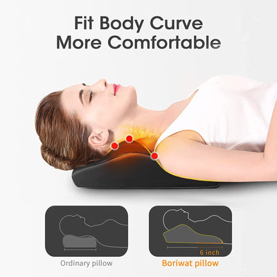 Comfortable Boriwat Back Massager with Heat designed for deep tissue pain relief in the back, neck, and legs.