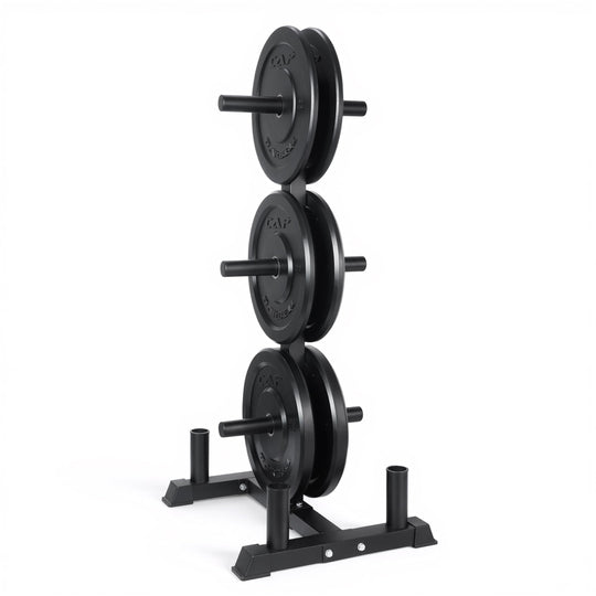 CAP Olympic Bumper Plate Weight Set 100–370LB for Home Gyms
