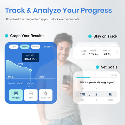 Etekcity Smart Scale for Body Weight featured in a modern interior, highlighting its elegant design and Bluetooth body composition scale function.