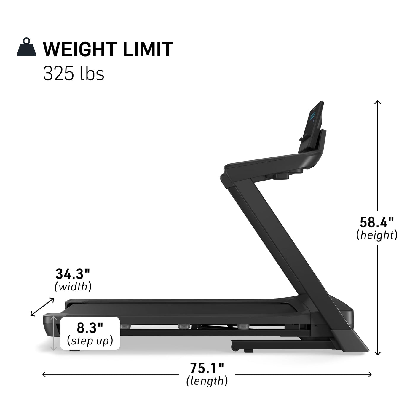 NordicTrack T 6.5 S; Treadmill for Running and Walking with 5” Display and SpaceSaver Design - Dreamchaser Headquarters