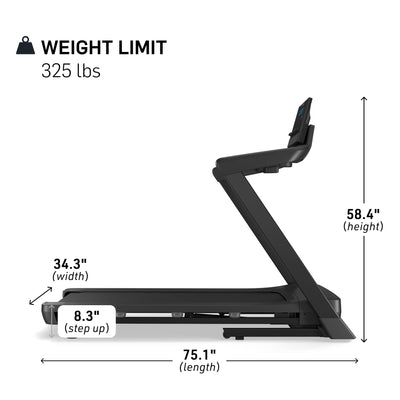 NordicTrack T 6.5 S; Treadmill for Running and Walking with 5” Display and SpaceSaver Design - Dreamchaser Headquarters