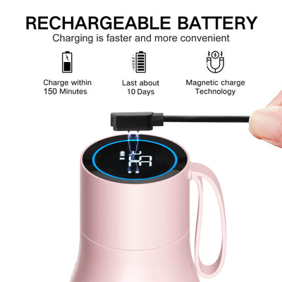 VSITOO 33 oz Smart Self-Cleaning Water Bottle,Stainless Steel Vacuum Flask,BPA-Free, One-Touch Clean,30-Day Battery, Magnetic Charging,Portable Bottle for Travel,Gym or Office,Black - Dreamchaser Headquarters