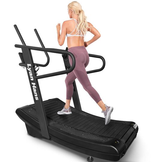 Curved Manual Treadmill for Self-Powered Running &amp; Endurance Training | DreamChaserHQ