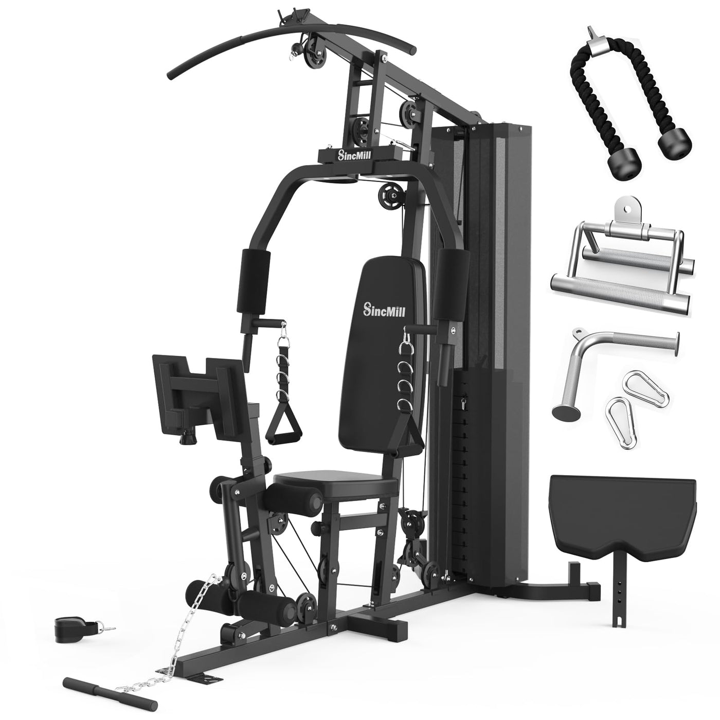 Home Gym SCM-1148L 148LB Multifunctional Full Body Home Gym Equipment for Home Workout Equipment Exercise Equipment Fitness Equipment SincMill - Dreamchaser Headquarters