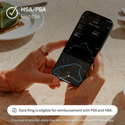 Oura Ring 4 - Silver - Size 10 - Smart Ring - Size First with Oura Ring 4 Sizing Kit - Sleep Tracking Wearable - Heart Rate - Fitness Tracker - Dreamchaser Headquarters