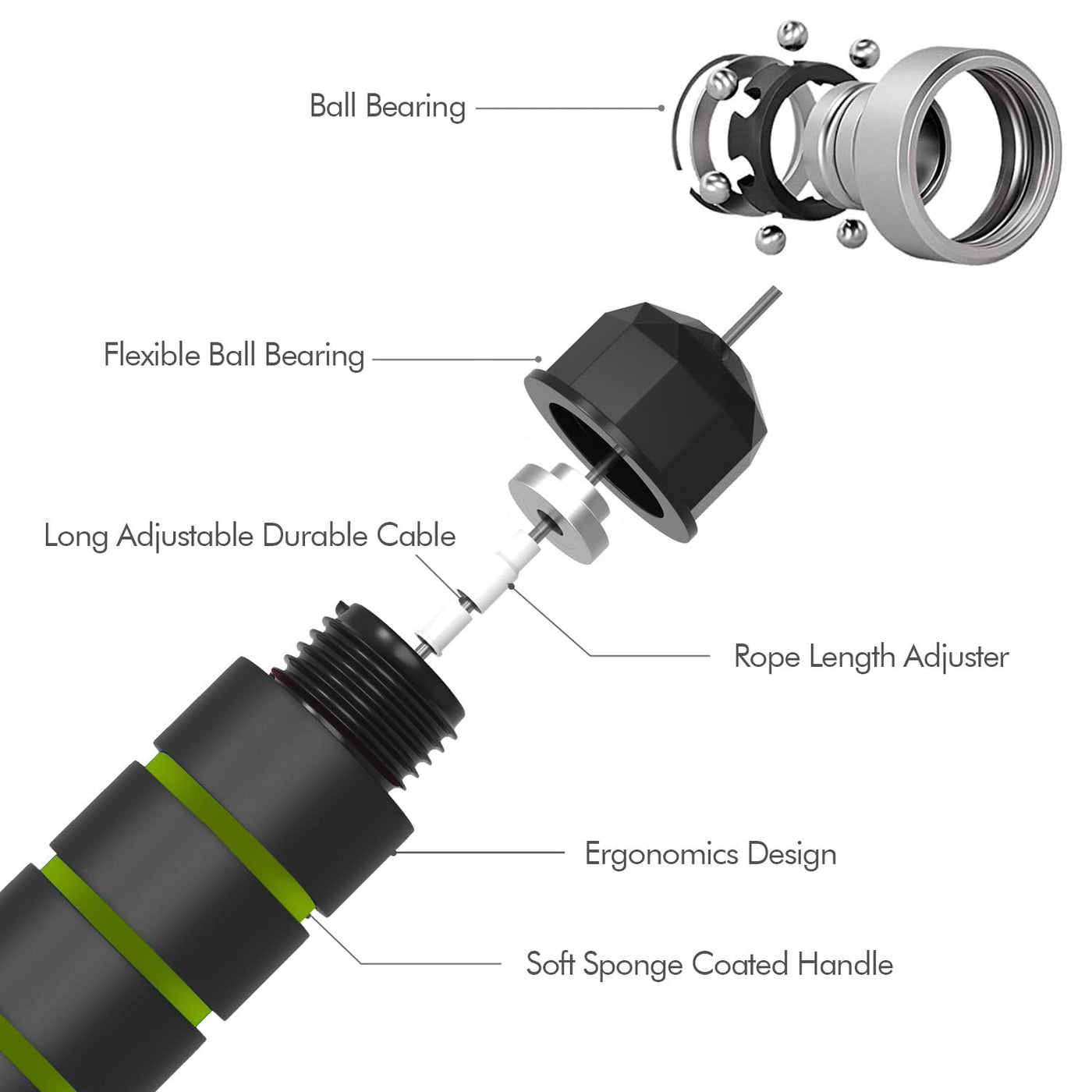 Versatile tangle-free jump ropes available for home use, perfect for anyone seeking an easy workout solution.