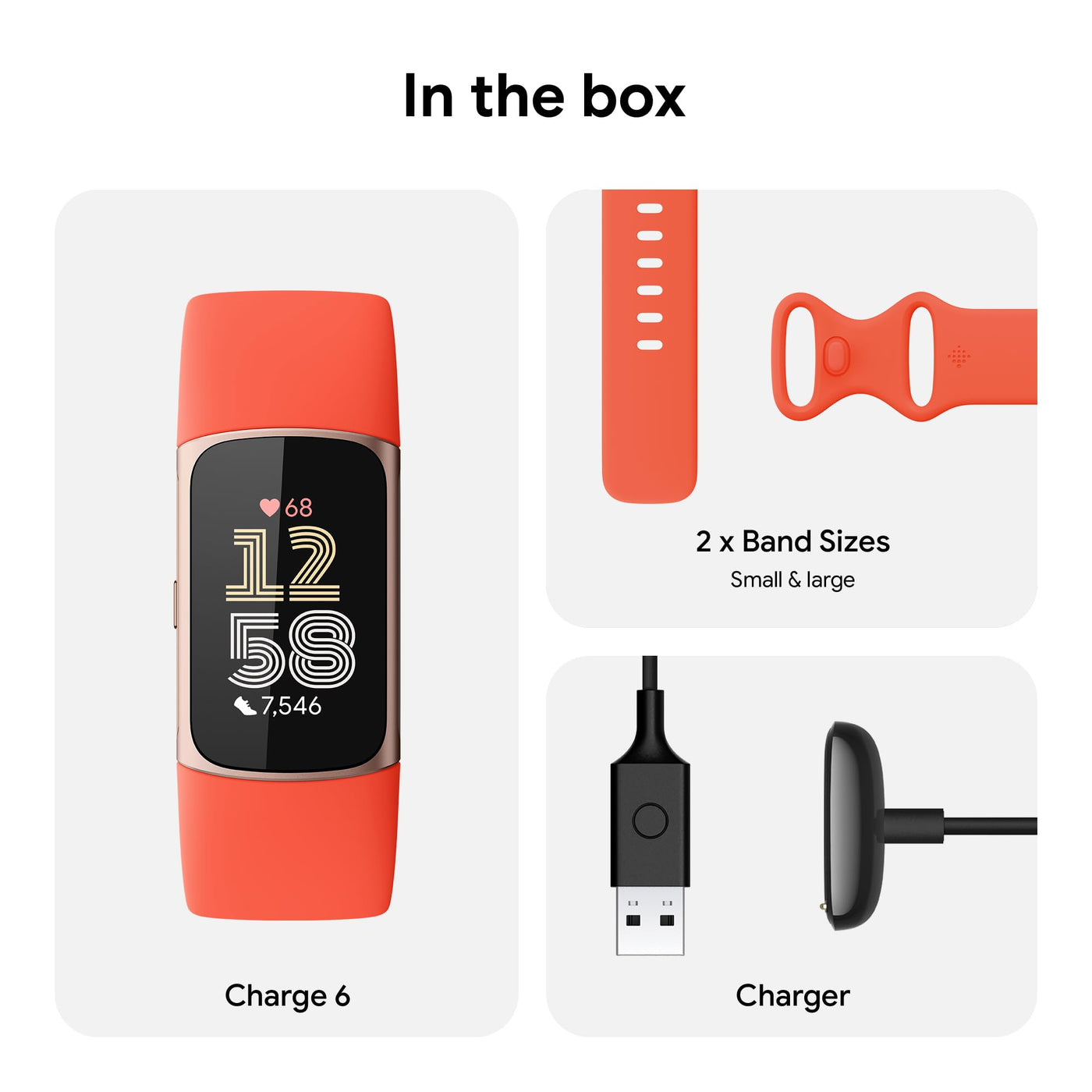 Fitbit Charge 6 Fitness Tracker with Google apps, Heart Rate on Exercise Equipment\ - Dreamchaser Headquarters