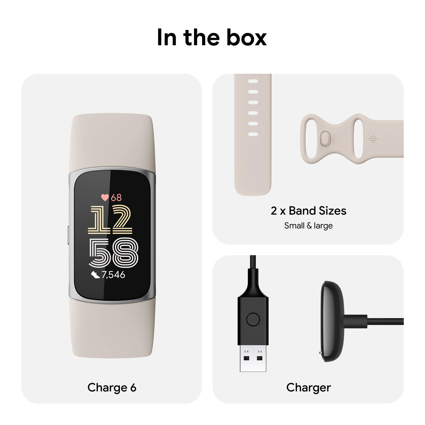 Fitbit Charge 6 Fitness Tracker with Google apps, Heart Rate on Exercise Equipment\ - Dreamchaser Headquarters