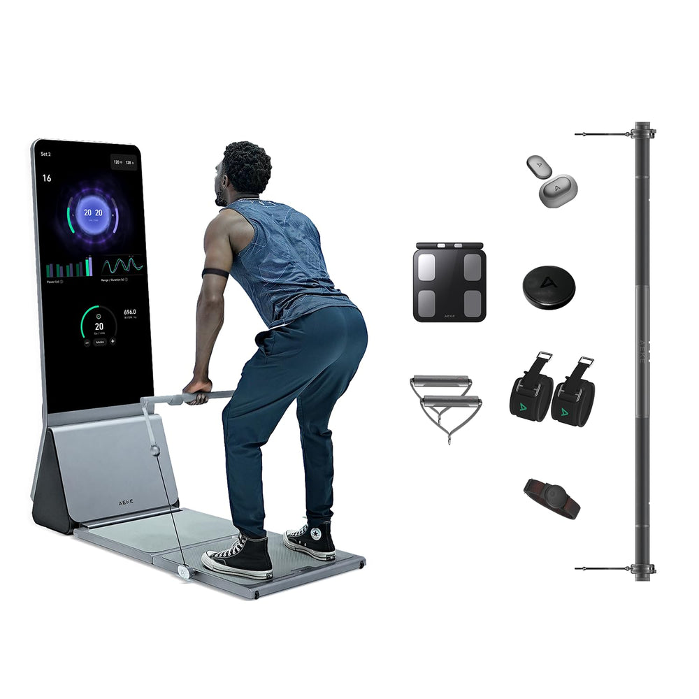 AEKE Fitness Mirror K1- Smart Home Gym System: AI-Powered All-in-One Fitness Machine for Full-Body Strength Training and Personalized Workouts - Dreamchaser Headquarters