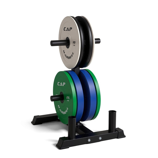 CAP Olympic Bumper Plate Weight Set 100–370LB for Home Gyms